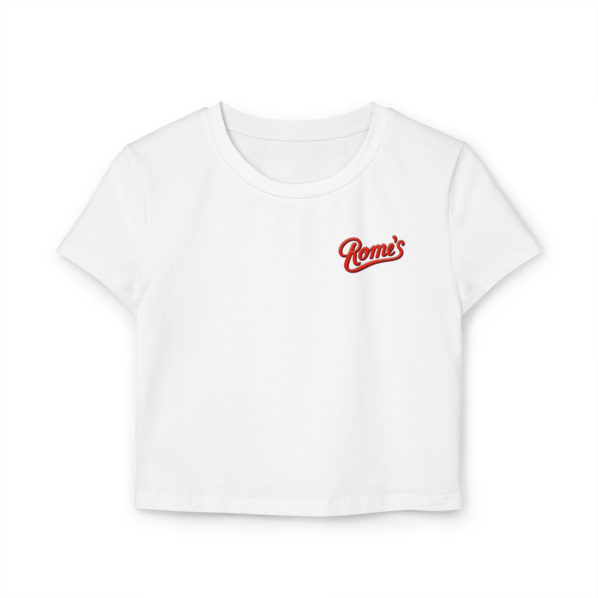 Rome's Bar - Women's Cropped Baby Tee