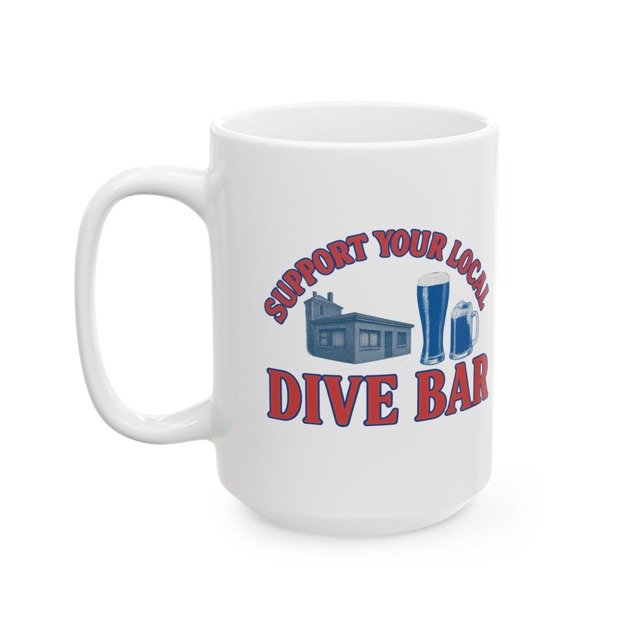 Rome's Bar - Rome's Ceramic Mug (Support Your Local Dive Bar)