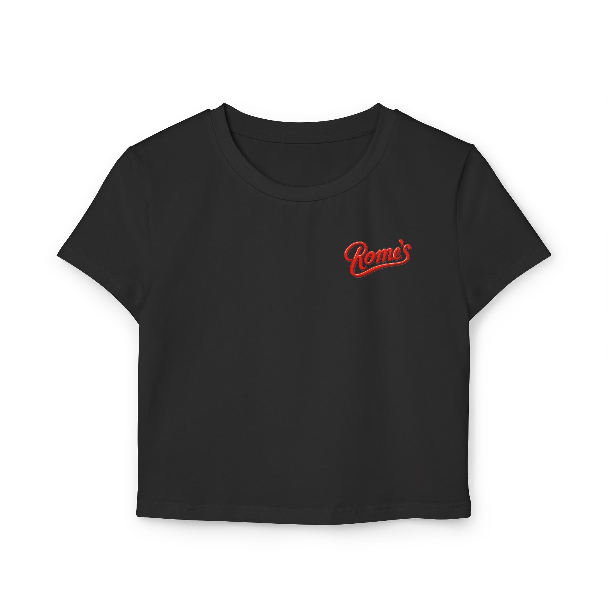 Rome's Bar - Women's Cropped Baby Tee