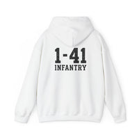 1-41 Infantry Minimalist - Unisex Heavy Blend™ Hooded Sweatshirt