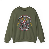 Dynasty I Co 1-41 IN BN - 1-41 EST 1917 Minimalist - Unisex Heavy Blend™ Crewneck Sweatshirt