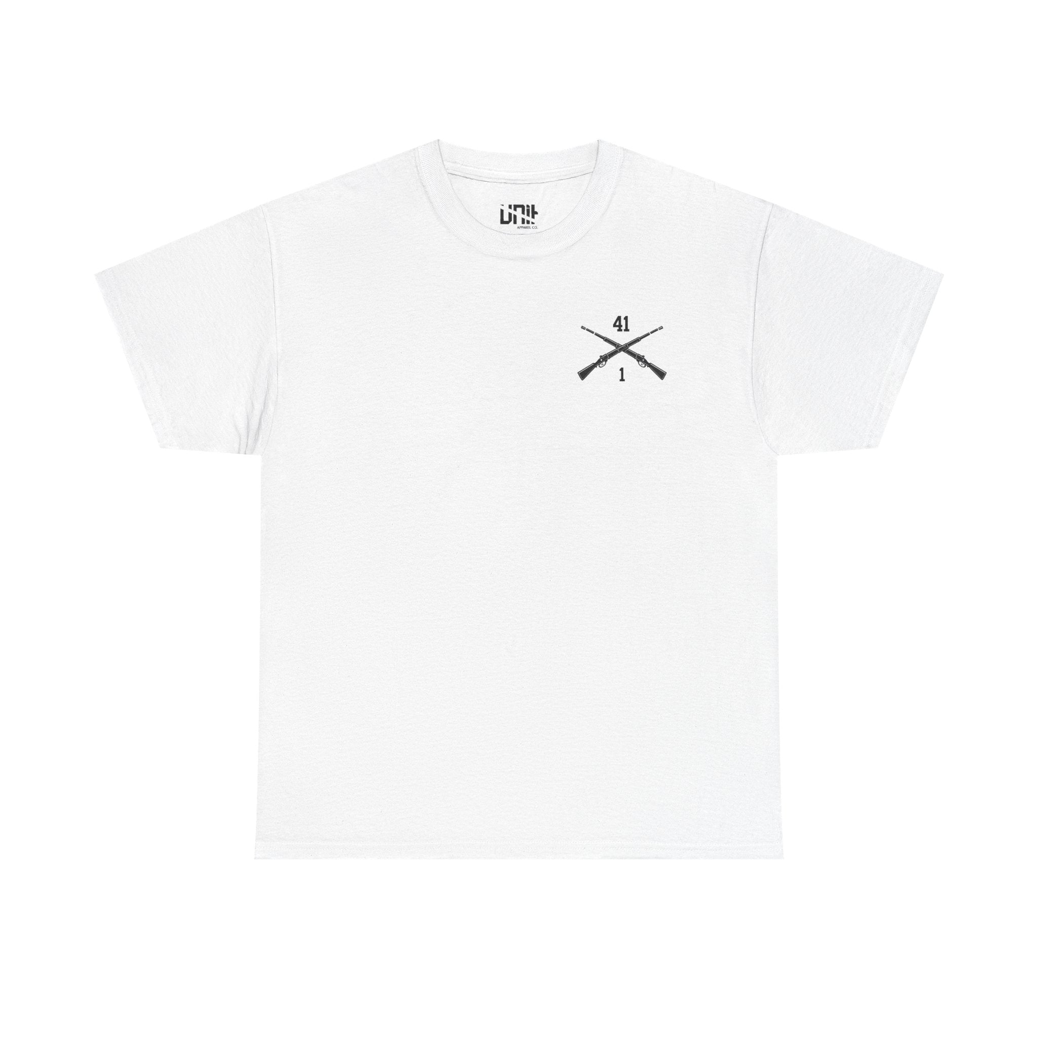 1-41 Infantry Minimalist - Unisex Heavy Cotton Tee
