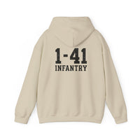 1-41 Infantry Minimalist - Unisex Heavy Blend™ Hooded Sweatshirt