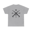 Dynasty I Co 1-41 IN BN EST 1917 Minimalist - Unisex Heavy Cotton Tee
