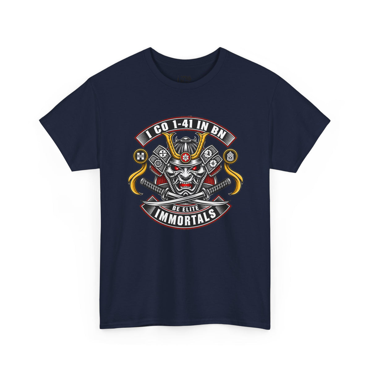 Dynasty I Co 1-41 IN BN EST 1917 Minimalist - Unisex Heavy Cotton Tee