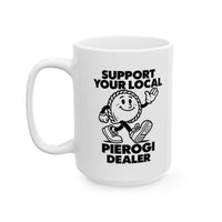 Rome's Bar - Rome's Ceramic Mug (Support Your Local Pierogi Dealer)