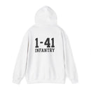 1-41 Infantry Minimalist - Unisex Heavy Blend™ Hooded Sweatshirt