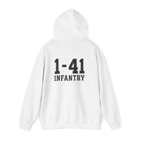 1-41 Infantry Minimalist - Unisex Heavy Blend™ Hooded Sweatshirt