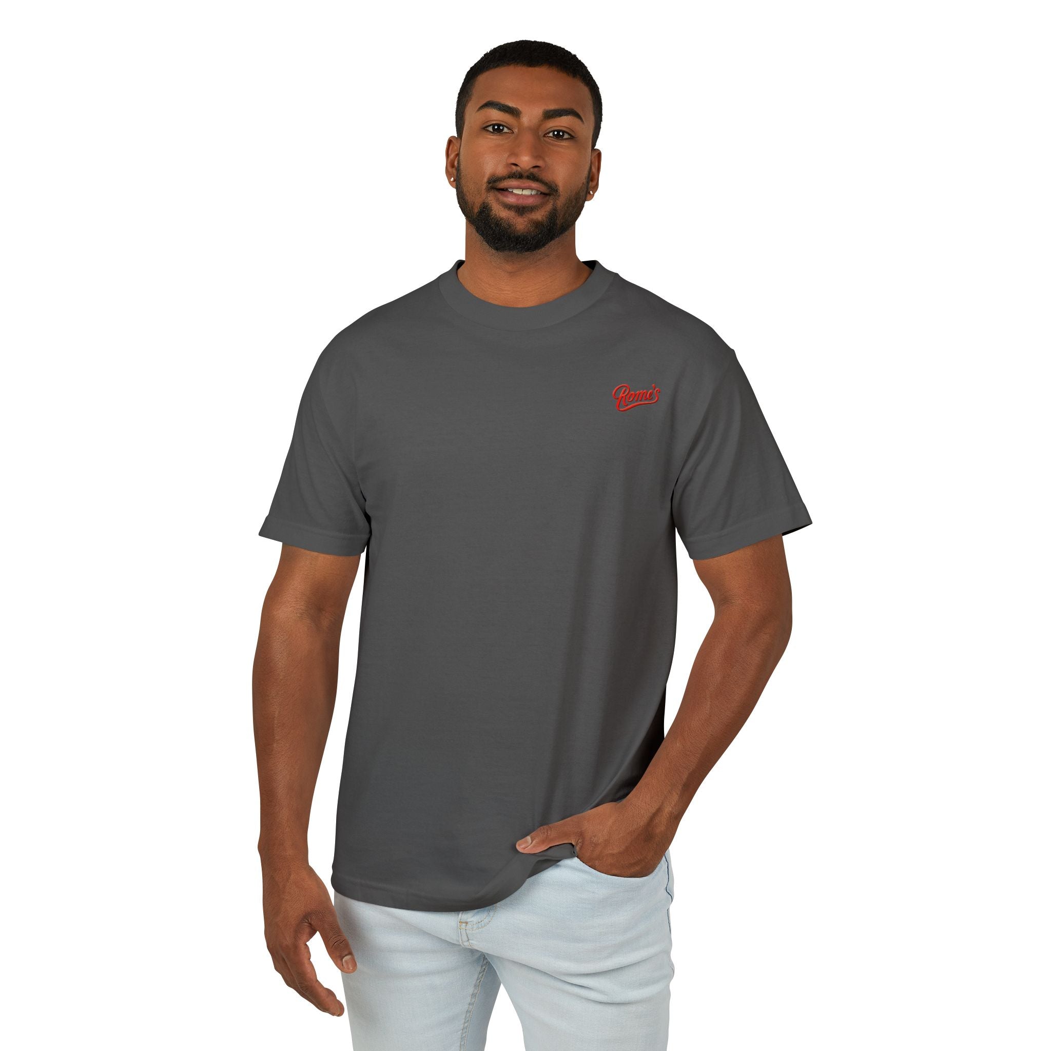 Rome's Bar  - Unisex Garment-Dyed Heavyweight Cotton Tee (Support Your Local Dive Bar)