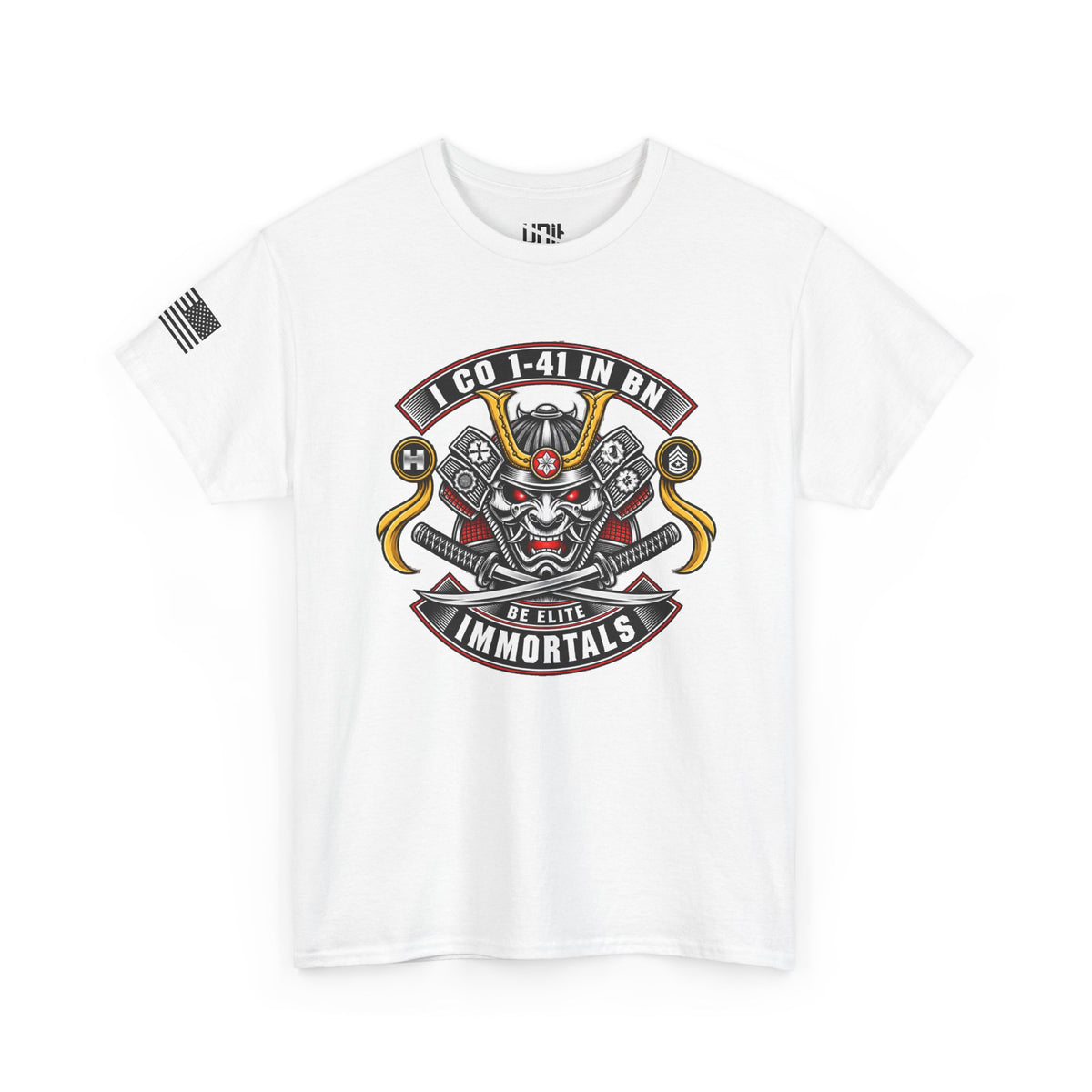 Dynasty I Co 1-41 IN BN EST 1917 Minimalist - Unisex Heavy Cotton Tee