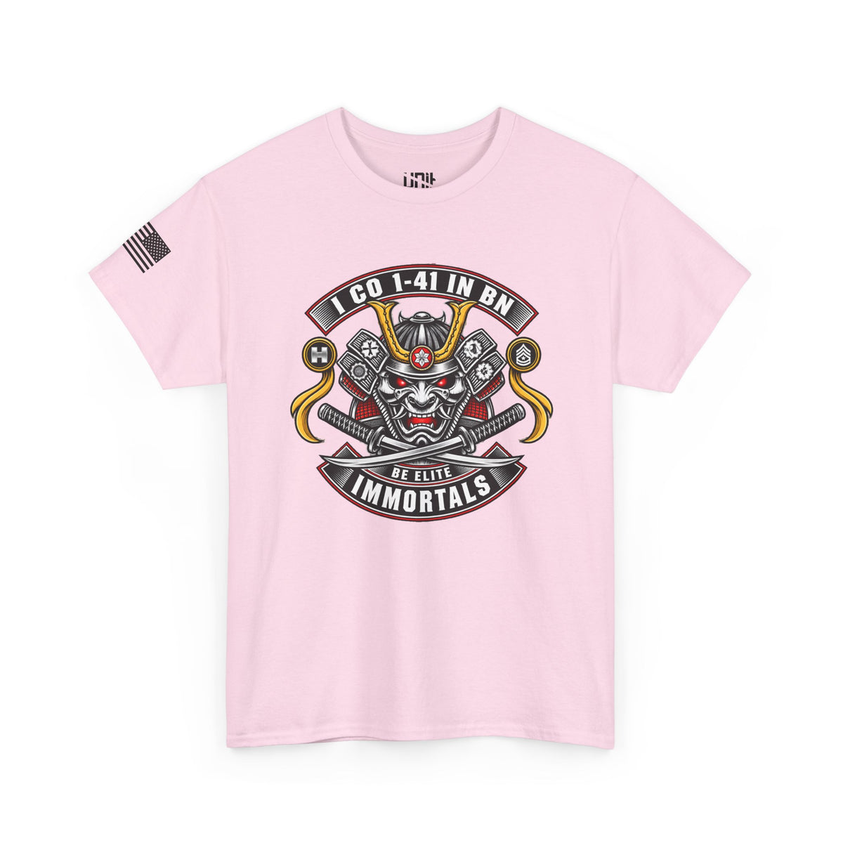 Dynasty I Co 1-41 IN BN EST 1917 Minimalist - Unisex Heavy Cotton Tee