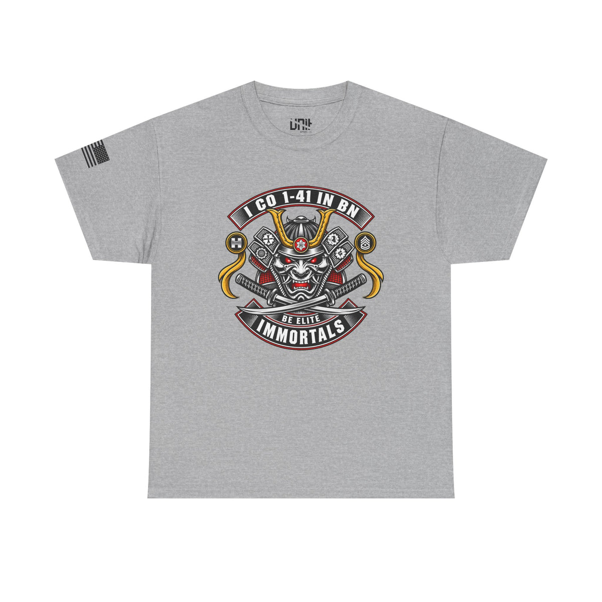 Dynasty I Co 1-41 IN BN EST 1917 Minimalist - Unisex Heavy Cotton Tee