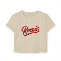 Rome's Bar - Women's Cropped Baby Tee (Rome's)