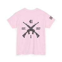 Dynasty I Co 1-41 IN BN EST 1917 Minimalist - Unisex Heavy Cotton Tee