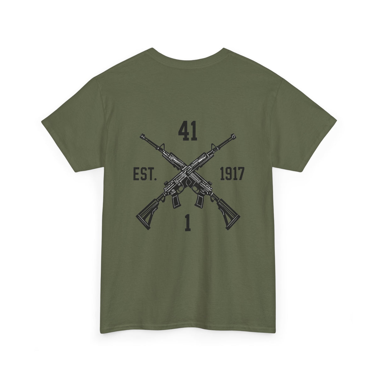 Dynasty I Co 1-41 IN BN EST 1917 Minimalist - Unisex Heavy Cotton Tee