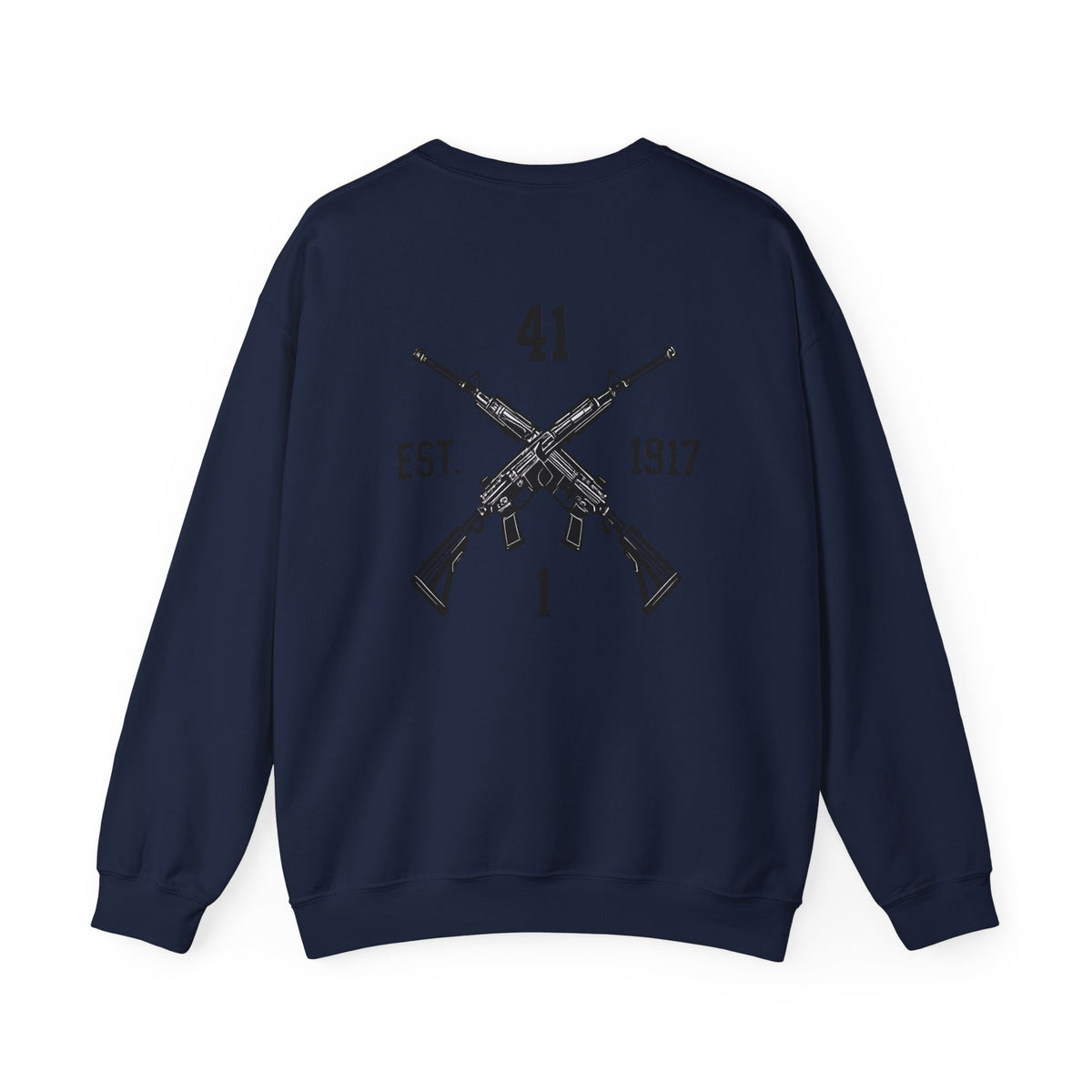 Dynasty I Co 1-41 IN BN - 1-41 EST 1917 Minimalist - Unisex Heavy Blend™ Crewneck Sweatshirt