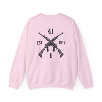 Dynasty I Co 1-41 IN BN - 1-41 EST 1917 Minimalist - Unisex Heavy Blend™ Crewneck Sweatshirt