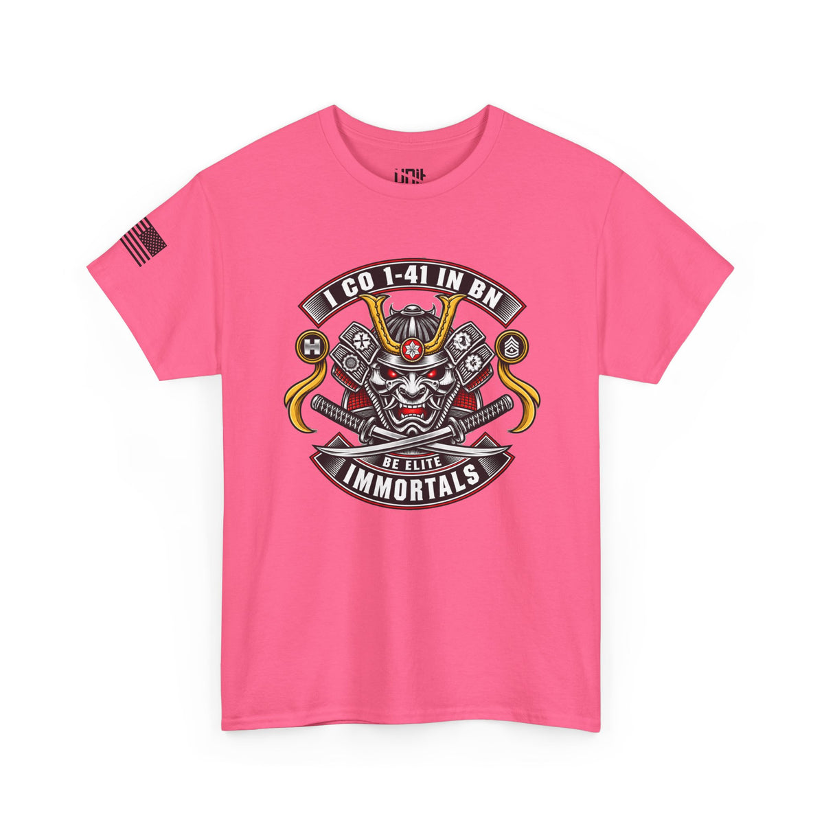 Dynasty I Co 1-41 IN BN EST 1917 Minimalist - Unisex Heavy Cotton Tee