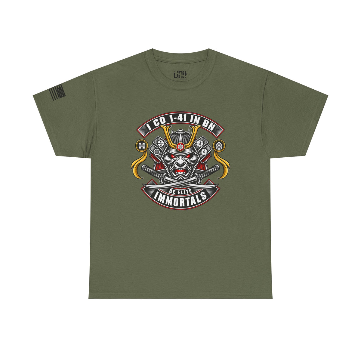 Dynasty I Co 1-41 IN BN EST 1917 Minimalist - Unisex Heavy Cotton Tee