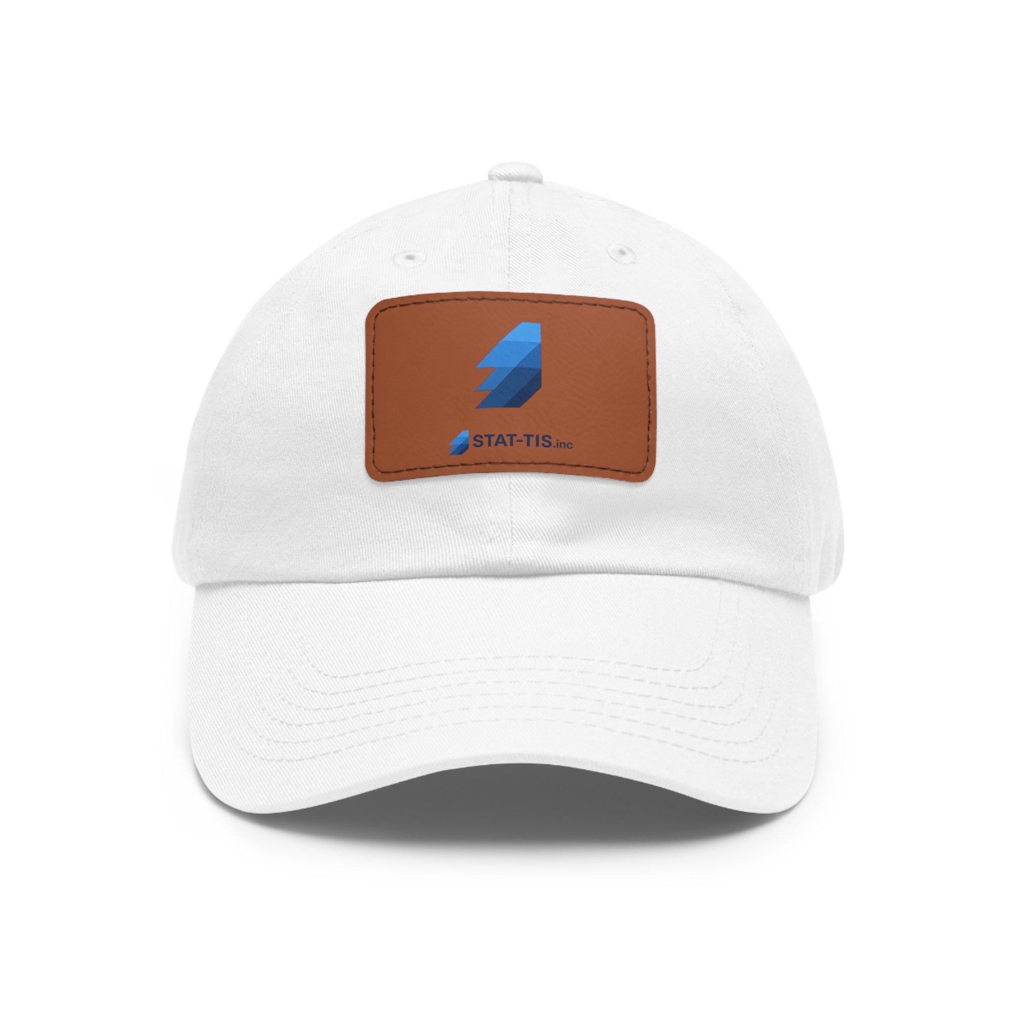 STAT-TIS - Dad Hat with Leather Patch (Rectangle)
