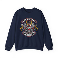Dynasty I Co 1-41 IN BN - 1-41 EST 1917 Minimalist - Unisex Heavy Blend™ Crewneck Sweatshirt