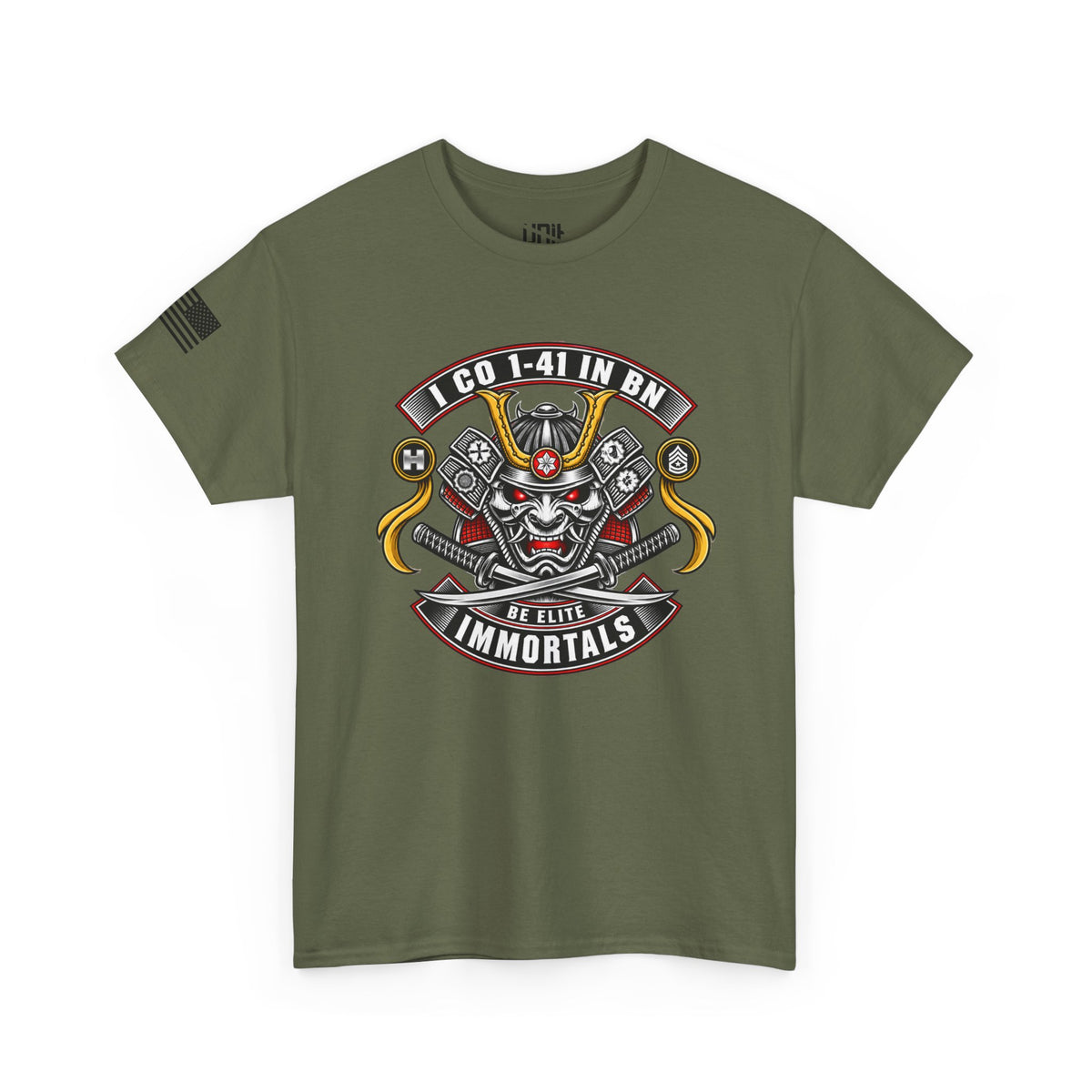 Dynasty I Co 1-41 IN BN EST 1917 Minimalist - Unisex Heavy Cotton Tee