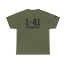 1-41 Infantry Minimalist - Unisex Heavy Cotton Tee