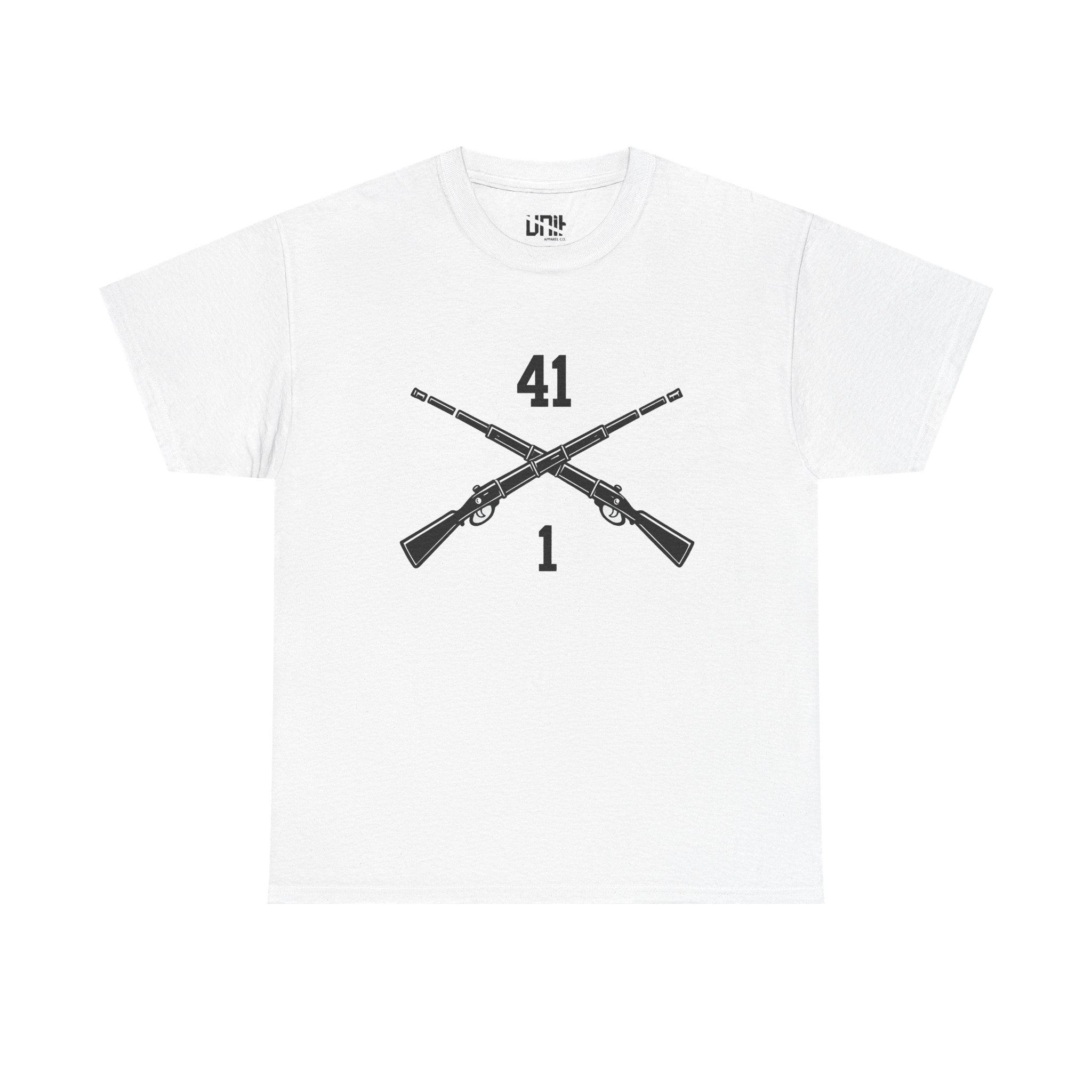 1-41 Infantry - Unisex Heavy Cotton Tee