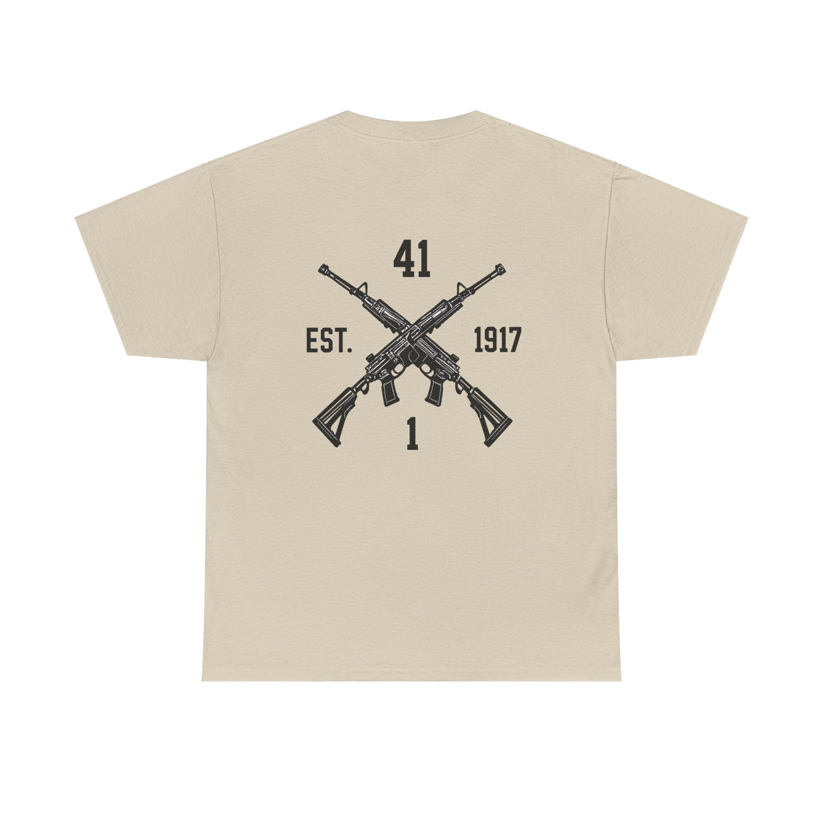 Dynasty I Co 1-41 IN BN EST 1917 Minimalist - Unisex Heavy Cotton Tee