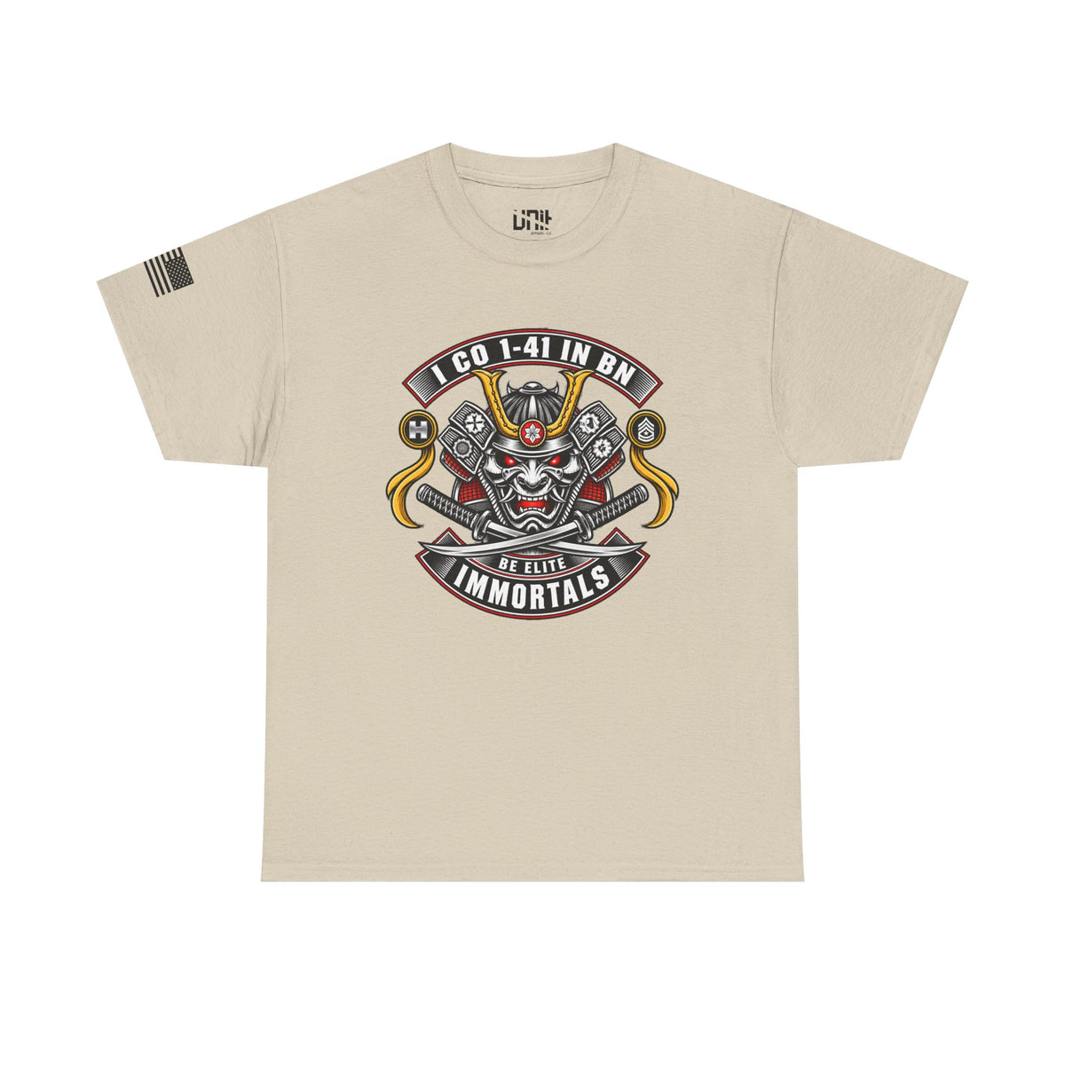 Dynasty I Co 1-41 IN BN EST 1917 Minimalist - Unisex Heavy Cotton Tee