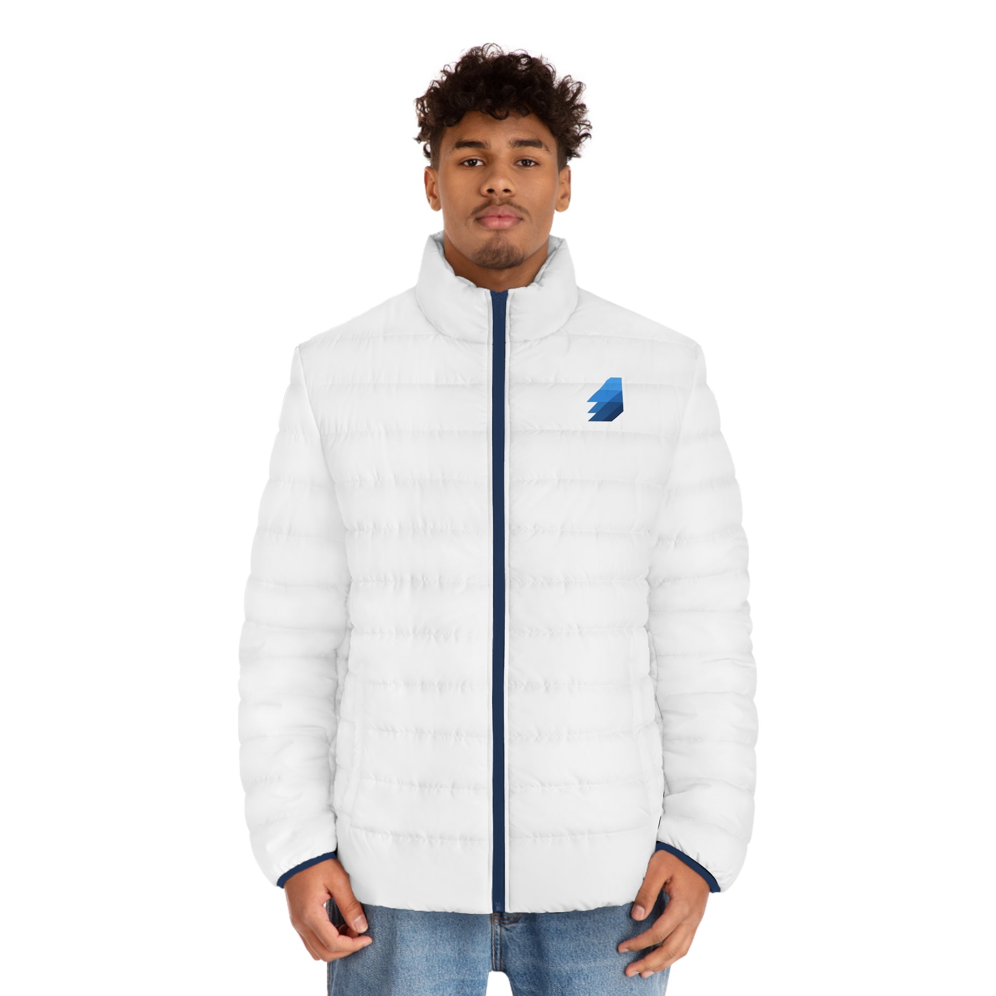 STAT-TIS - Men's Puffer Jacket (AOP)