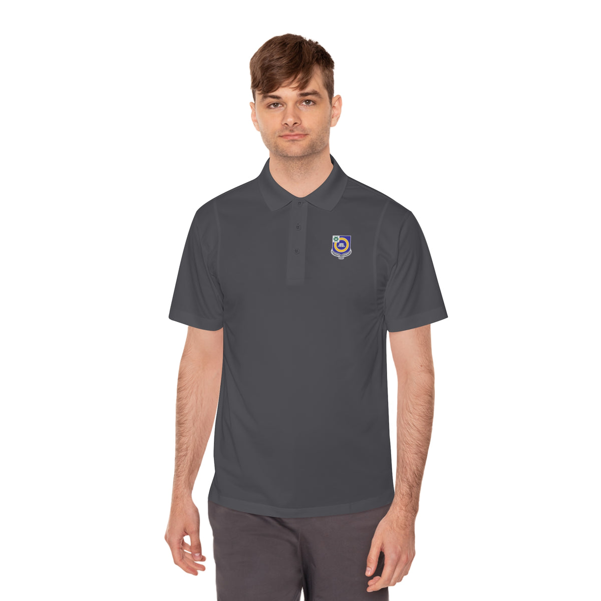 1-41 - BN Crest - Men's Sport Polo Shirt
