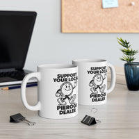 Rome's Bar - Rome's Ceramic Mug (Support Your Local Pierogi Dealer)