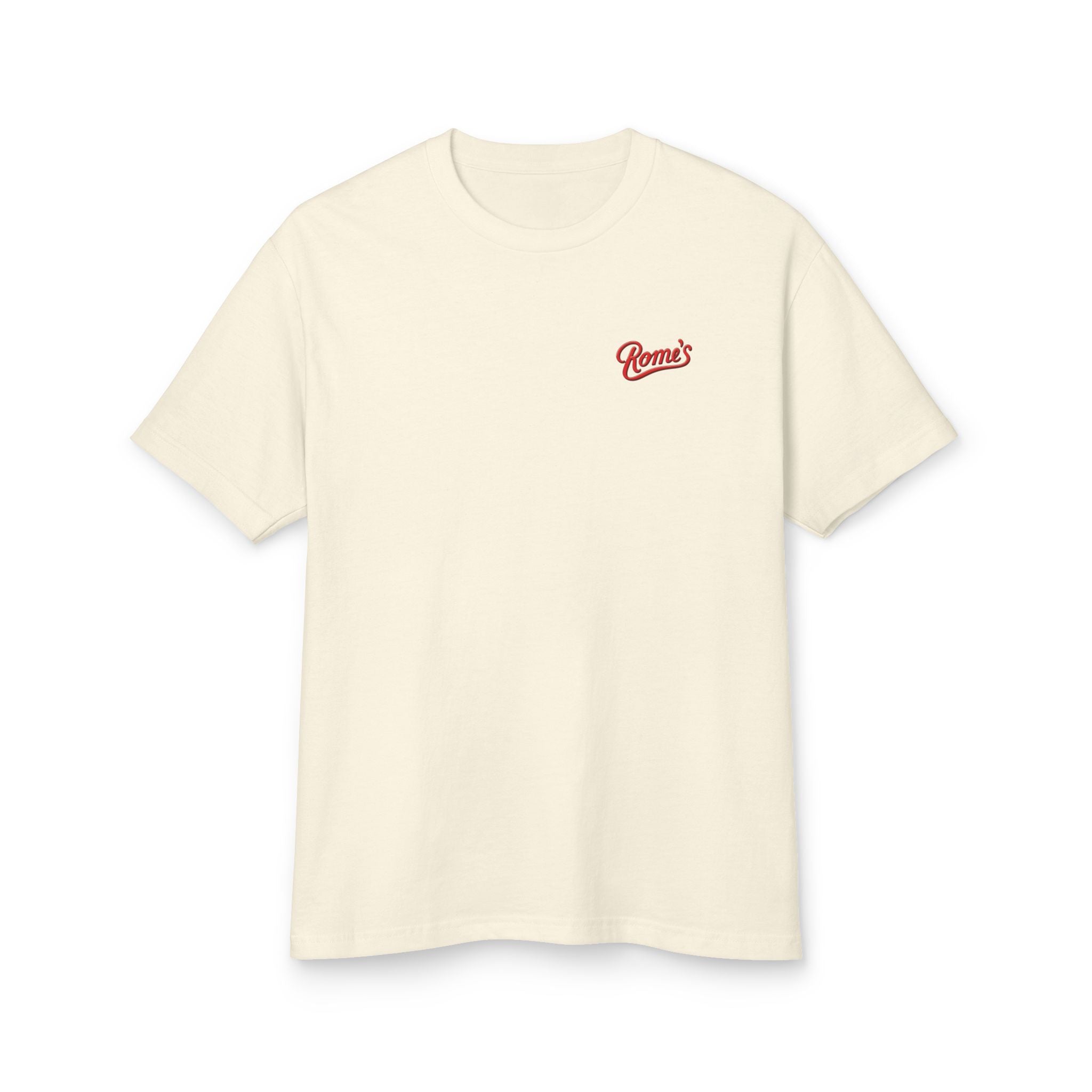 Rome's Bar  - Unisex Garment-Dyed Heavyweight Cotton Tee (Support Your Local Pierogi Dealer)