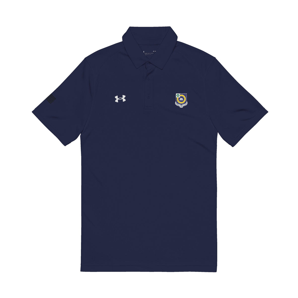 1-41 BN 1 Crest Flag - Under Armour® Men's Polo Shirt (Embroidery)
