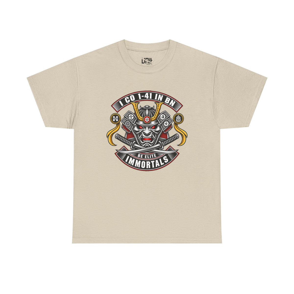 Dynasty I Co 1-41 IN BN EST 1917 Minimalist - Unisex Heavy Cotton Tee