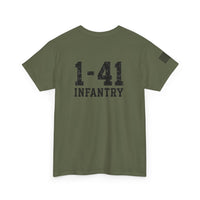 1-41 Infantry Minimalist - Unisex Heavy Cotton Tee