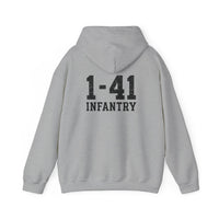 1-41 Infantry Minimalist - Unisex Heavy Blend™ Hooded Sweatshirt