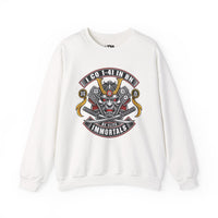 Dynasty I Co 1-41 IN BN - 1-41 EST 1917 Minimalist - Unisex Heavy Blend™ Crewneck Sweatshirt