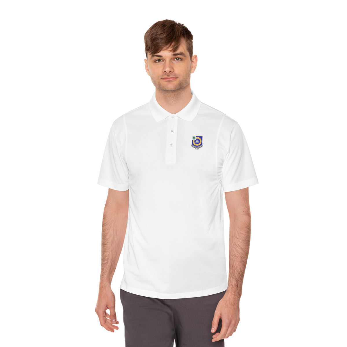 1-41 - BN Crest - Men's Sport Polo Shirt