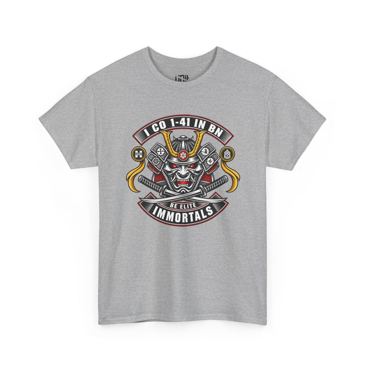 Dynasty I Co 1-41 IN BN EST 1917 Minimalist - Unisex Heavy Cotton Tee