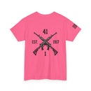 Dynasty I Co 1-41 IN BN EST 1917 Minimalist - Unisex Heavy Cotton Tee