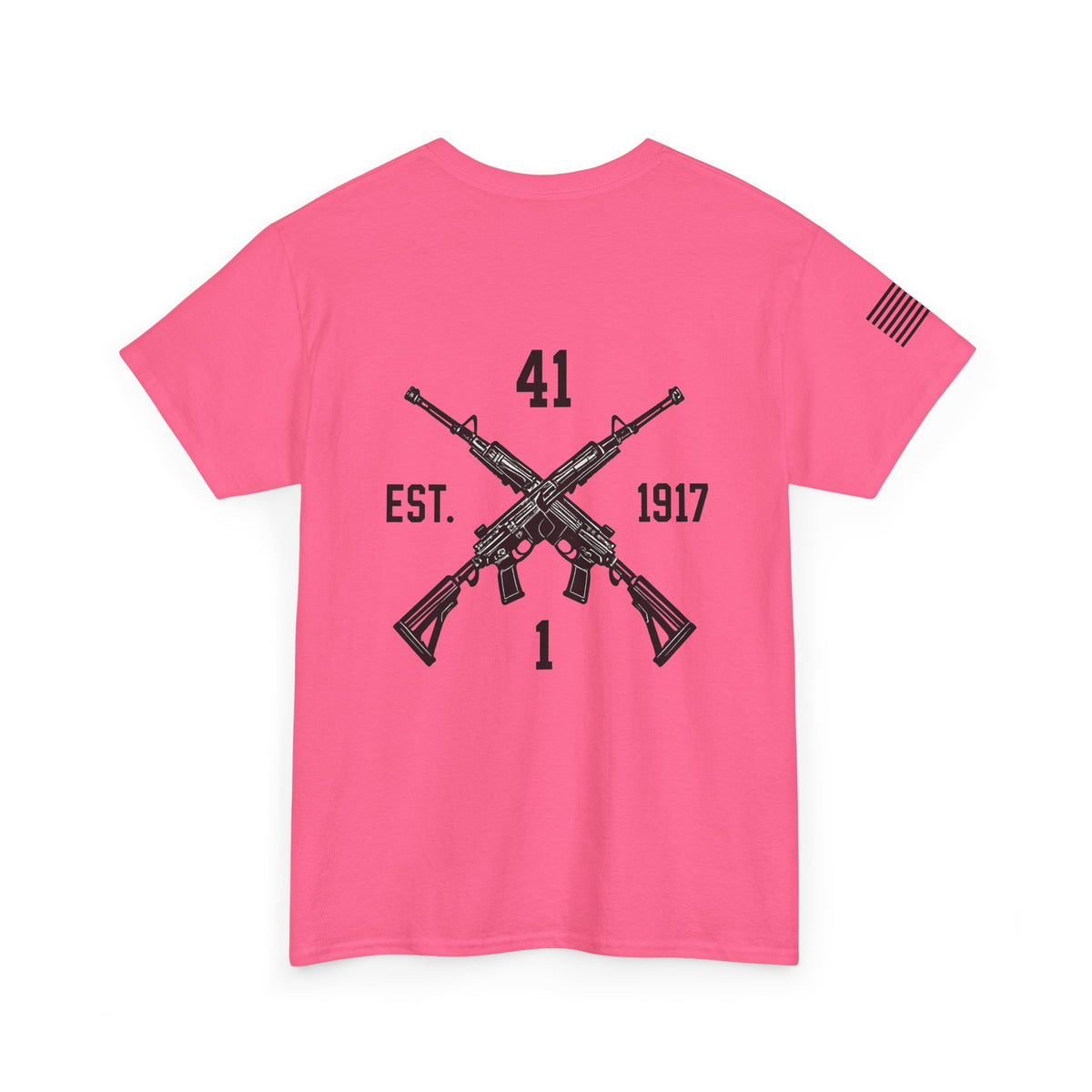 Dynasty I Co 1-41 IN BN EST 1917 Minimalist - Unisex Heavy Cotton Tee