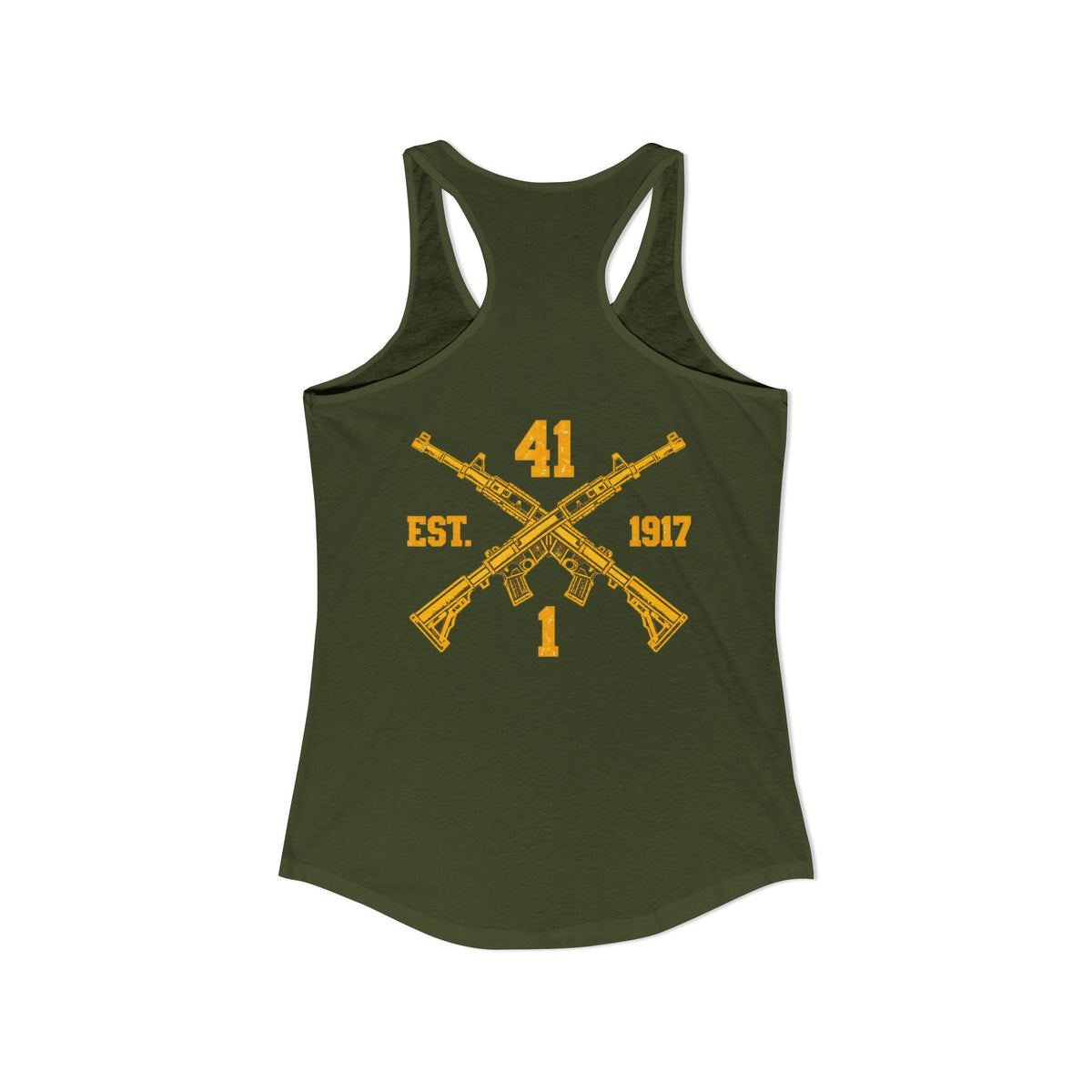 Dynasty 1-41 EST 1917 D1 - Women's Ideal Racerback Tank