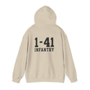 1-41 Infantry Minimalist - Unisex Heavy Blend™ Hooded Sweatshirt
