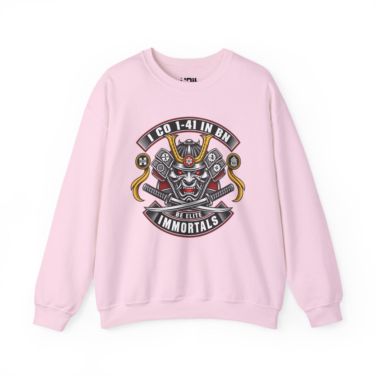 Dynasty I Co 1-41 IN BN - 1-41 EST 1917 Minimalist - Unisex Heavy Blend™ Crewneck Sweatshirt