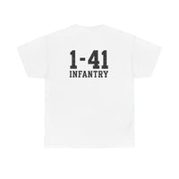 1-41 Infantry Minimalist - Unisex Heavy Cotton Tee