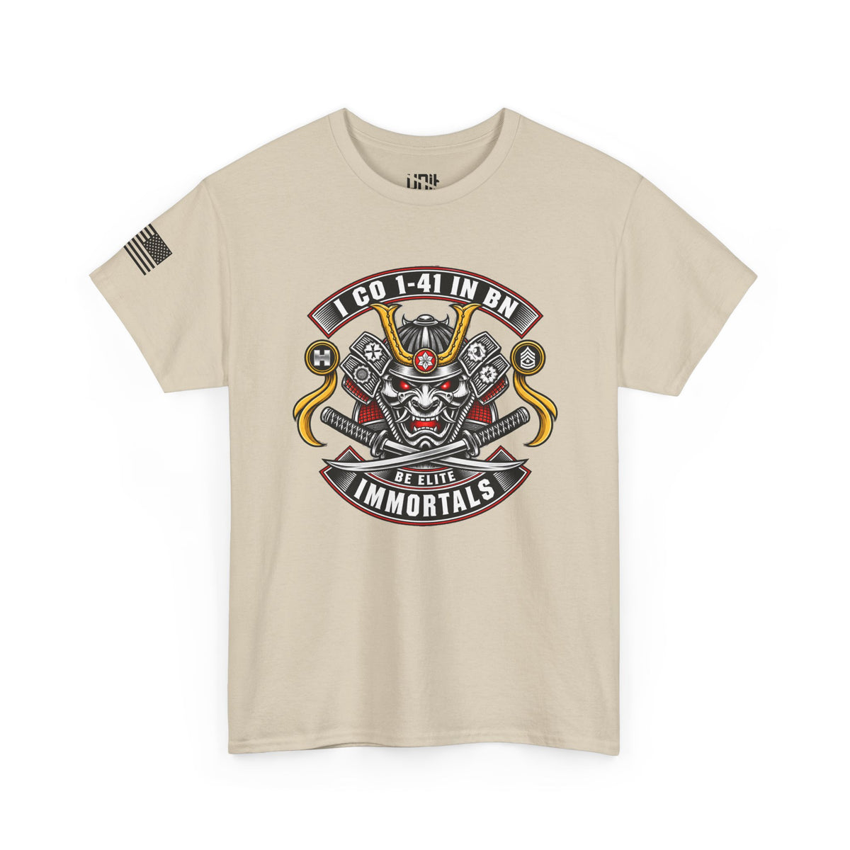 Dynasty I Co 1-41 IN BN EST 1917 Minimalist - Unisex Heavy Cotton Tee