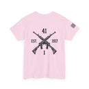 Dynasty I Co 1-41 IN BN EST 1 1917 Minimalist - Unisex Heavy Cotton Tee