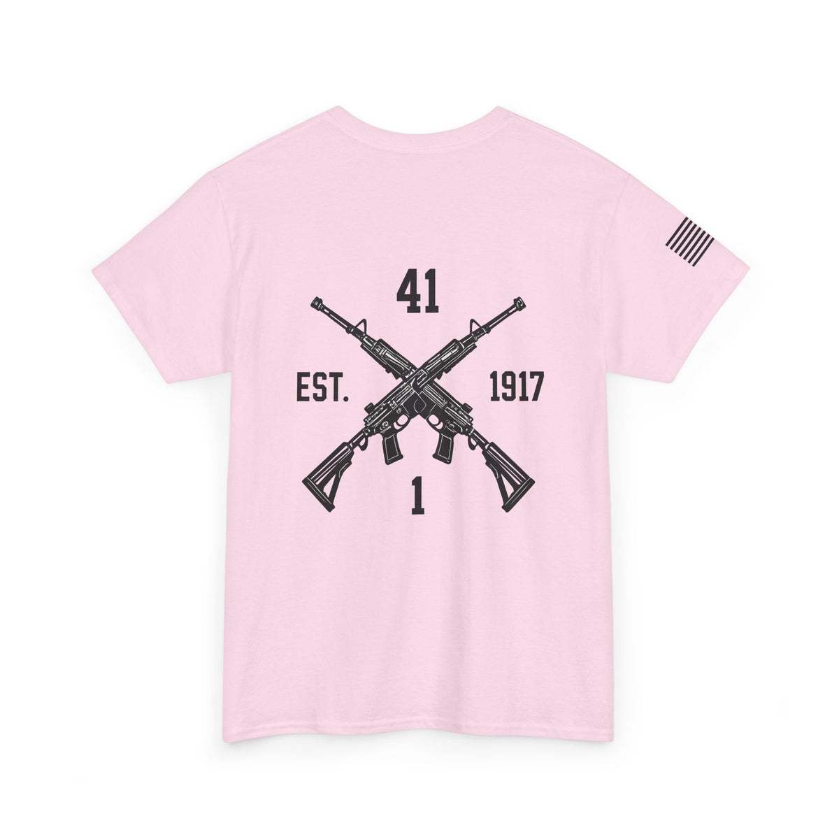Dynasty I Co 1-41 IN BN EST 1 1917 Minimalist - Unisex Heavy Cotton Tee